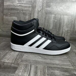 Adidas Hoops 4.0 Mid Black White Men's size 13 Casual Shoes